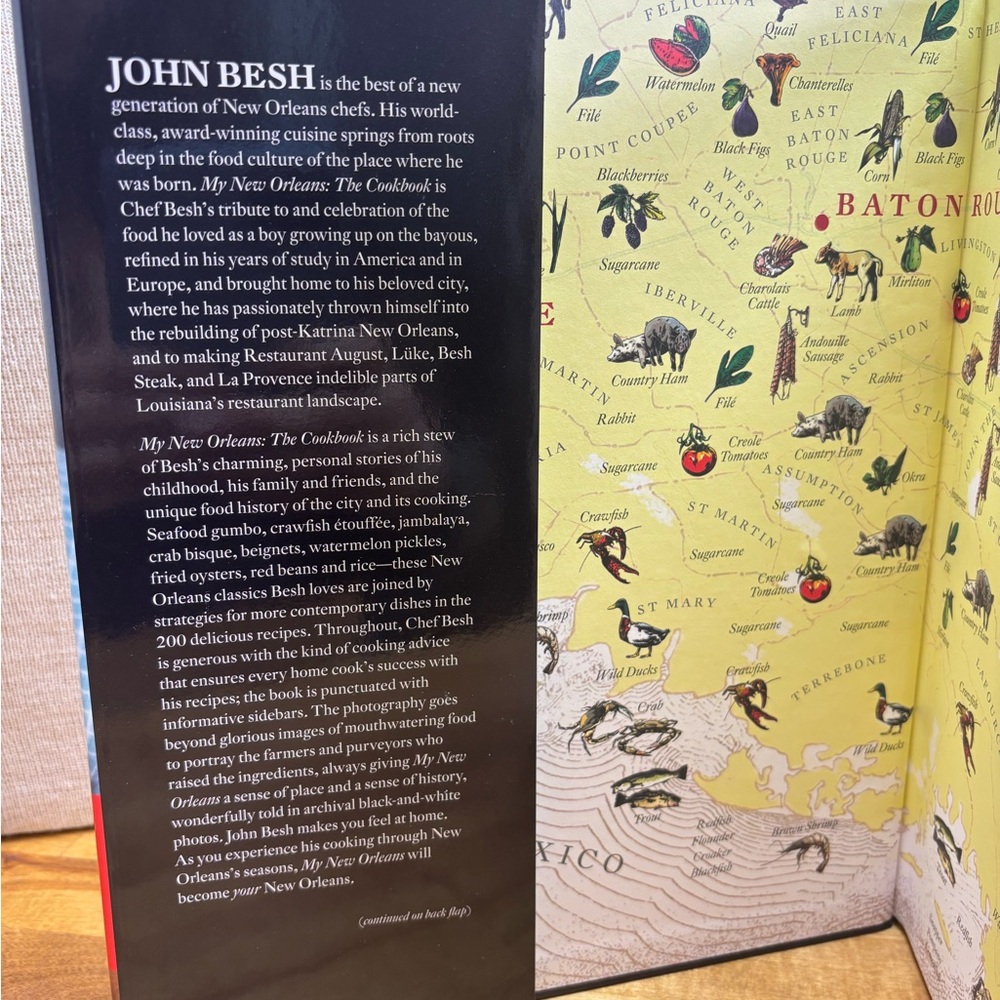 My New Orleans: The Cookbook by John Besh - Hardcover 200 Recipes - Picture 4 of 7